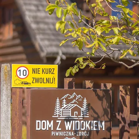 Dom Z Widokiem Domek alpejski Piwniczna-Zdroj