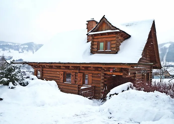 Dom Z Widokiem 木屋 Piwniczna-Zdroj